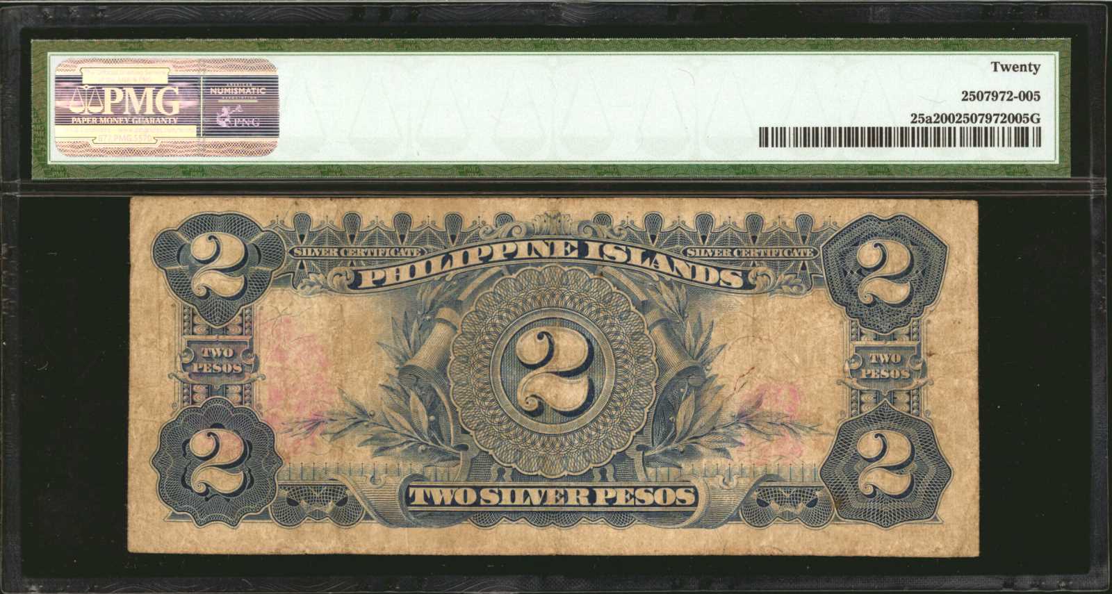 image for: Philippines  2 silver pesos (B501b)