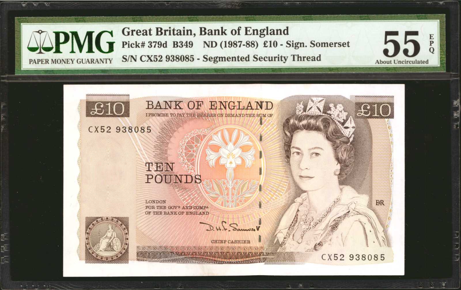image for: United Kingdom  10 pounds (B186d)