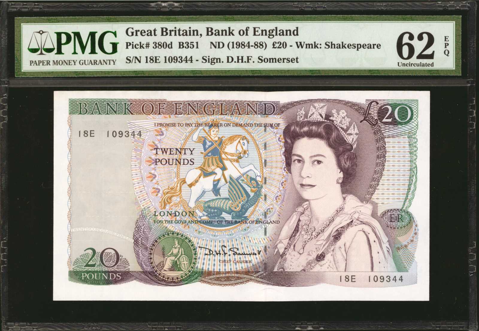 image for: United Kingdom  20 pounds (B188a)