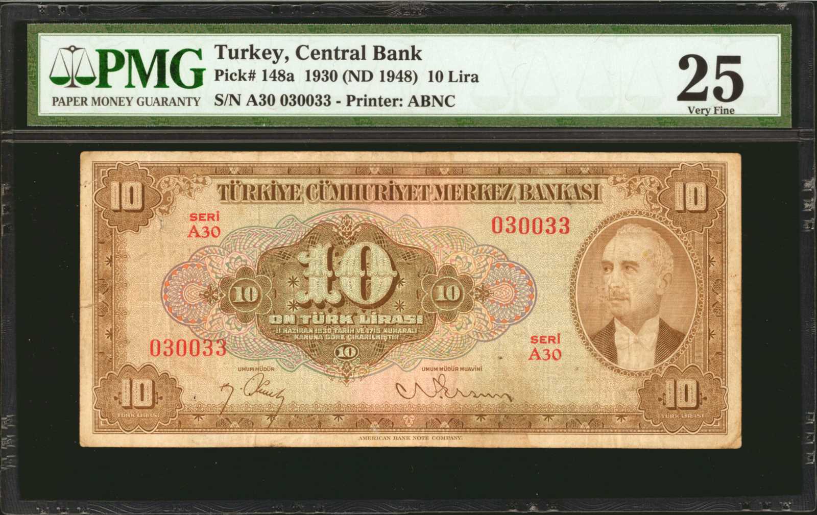 image for: Turkey  10 T?rk liras? (B224a)