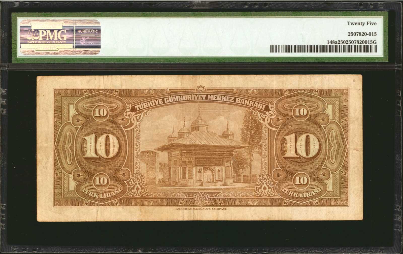 image for: Turkey  10 T?rk liras? (B224a)