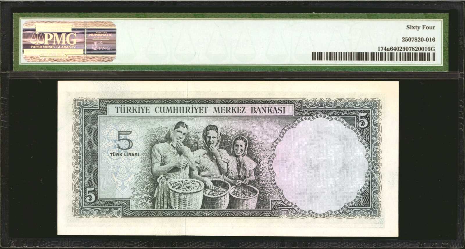 image for: Turkey  5 T?rk liras? (B238as)