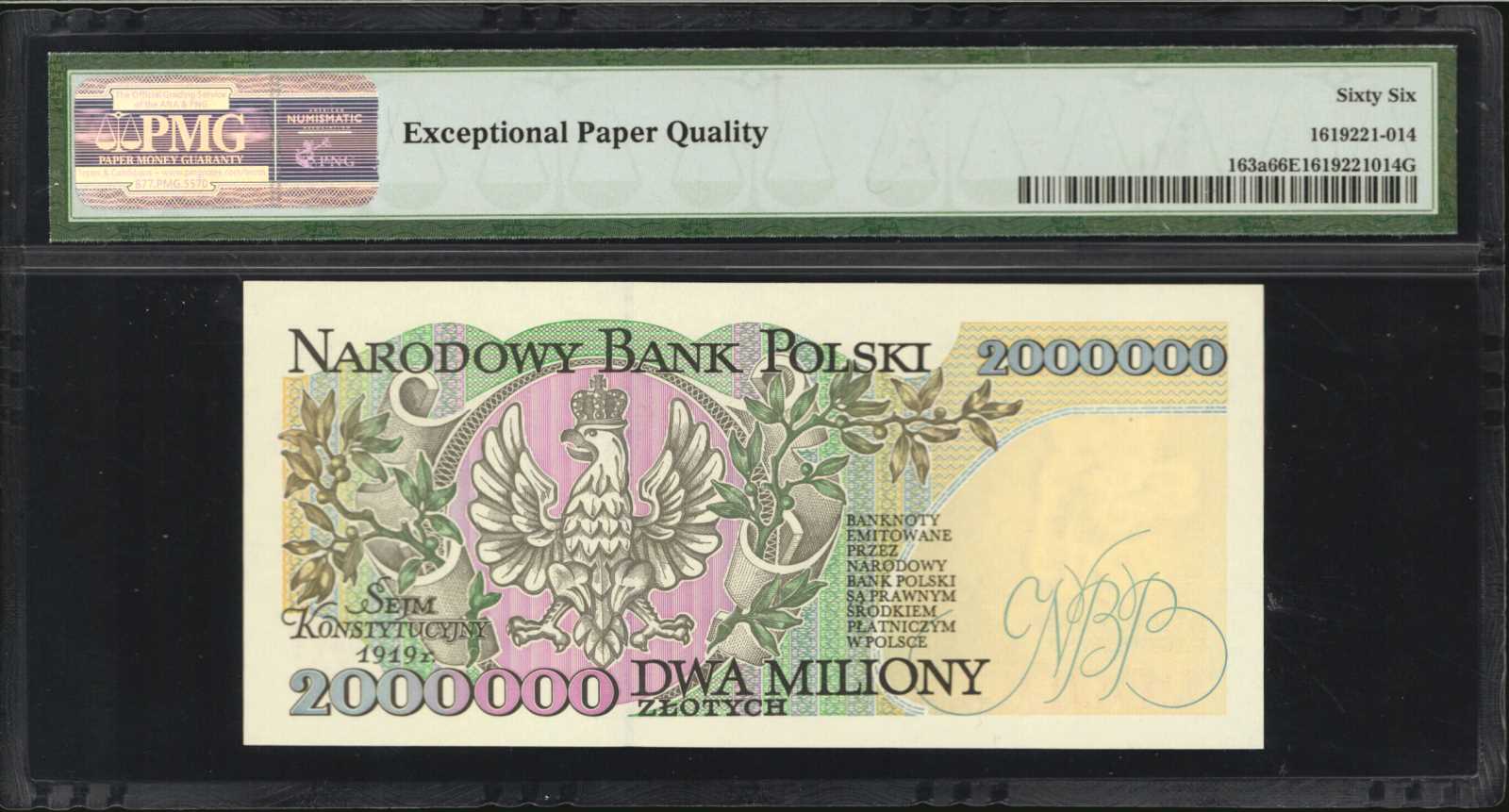 image for: Poland  1,000,000 z?otych (B852a)