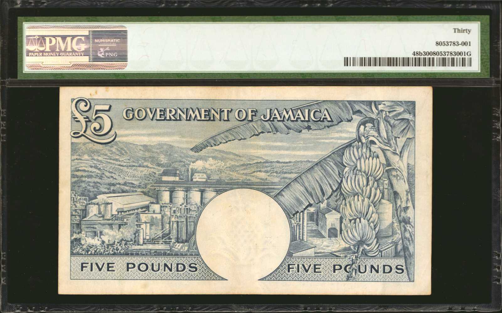 image for: Jamaica  5 pounds (B116b)