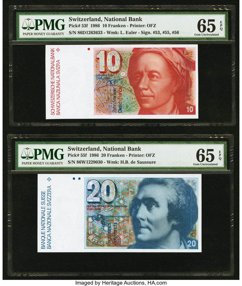 image for: Switzerland  10 francs (B337g)