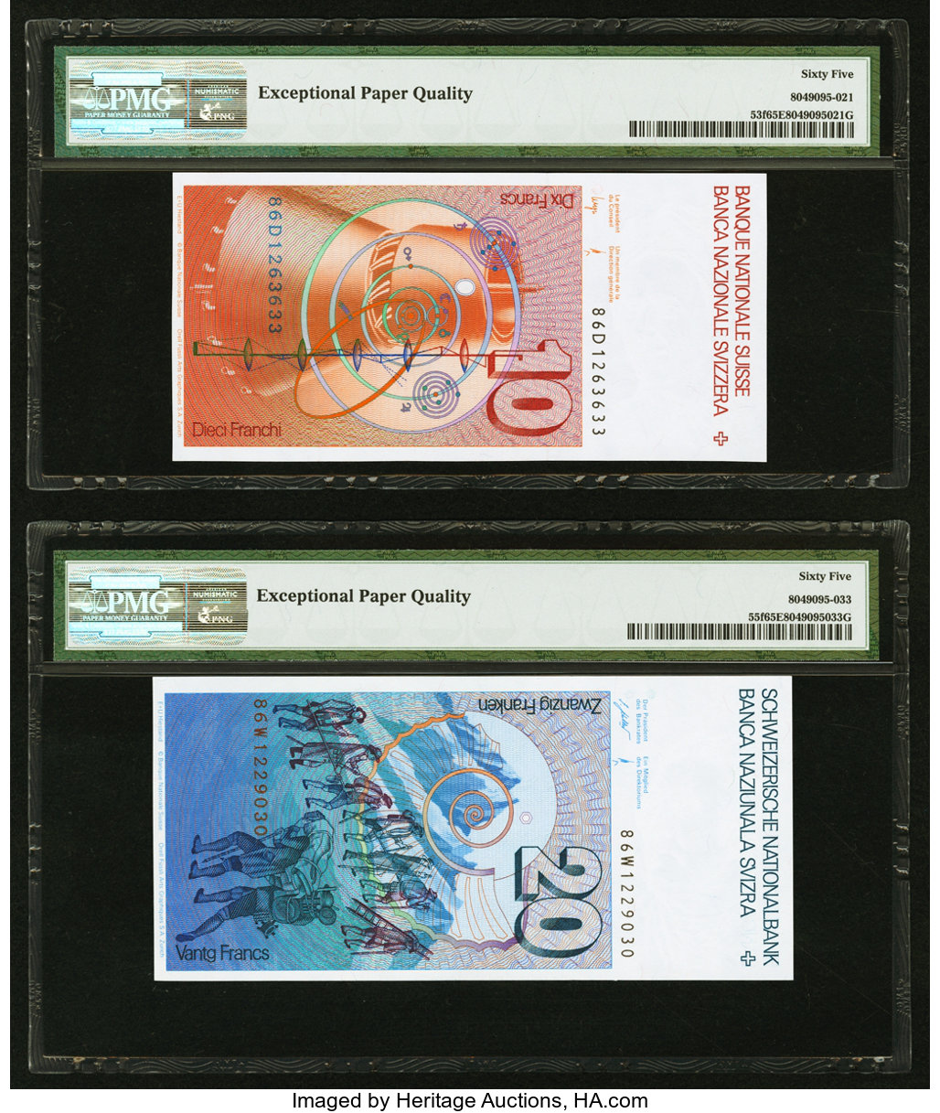image for: Switzerland  10 francs (B337f)