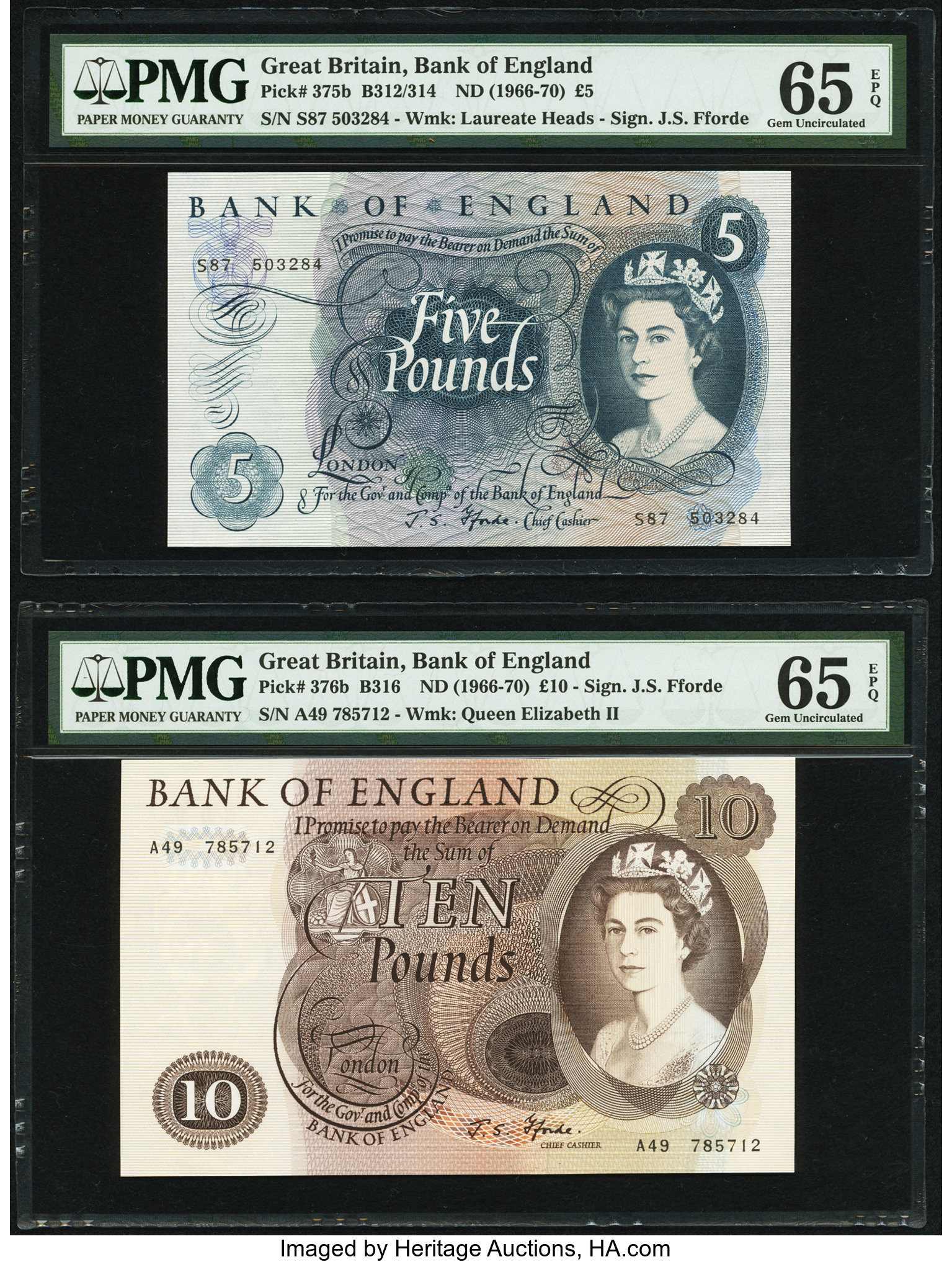 image for: United Kingdom  5 pounds (B181z)