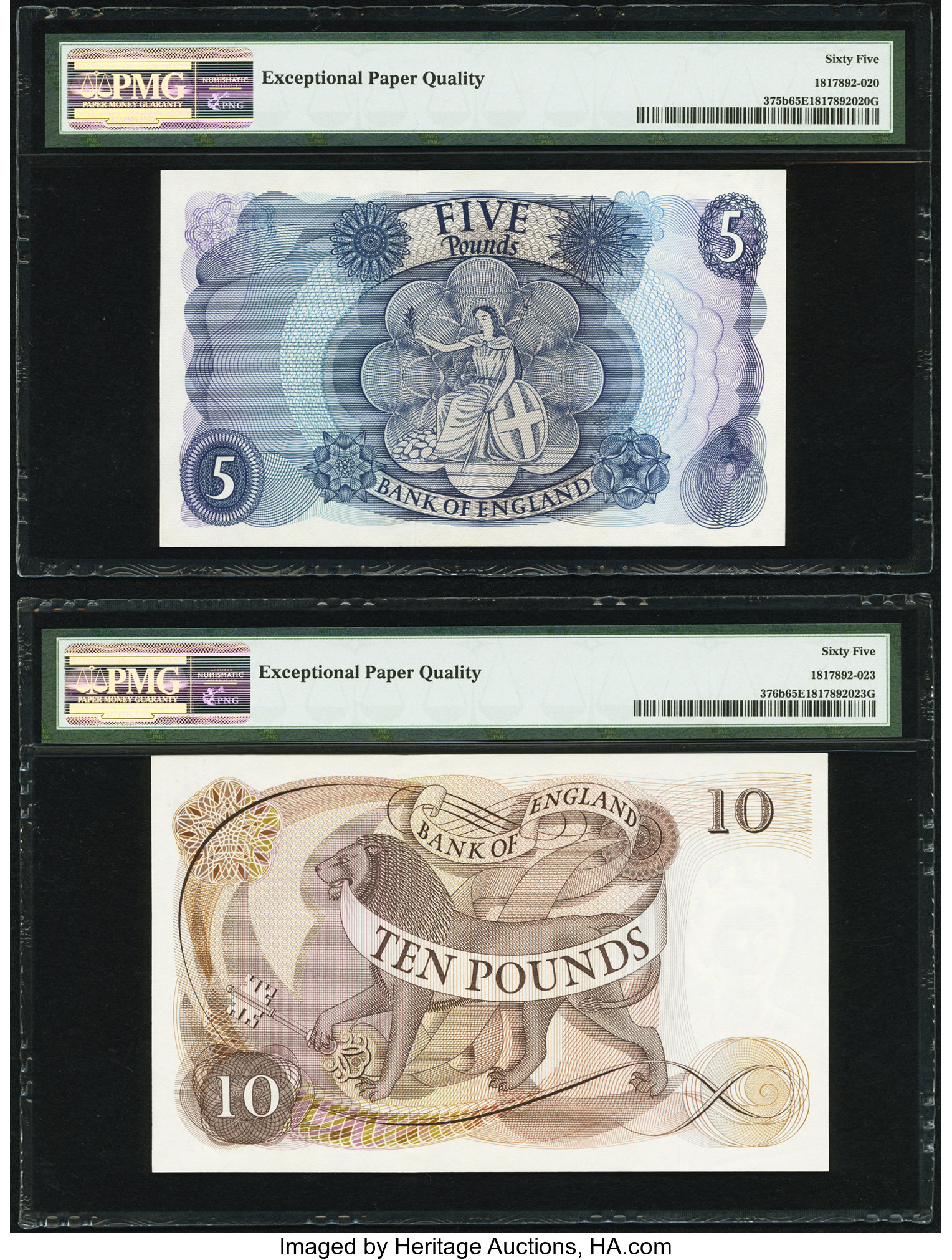 image for: United Kingdom  5 pounds (B181c)