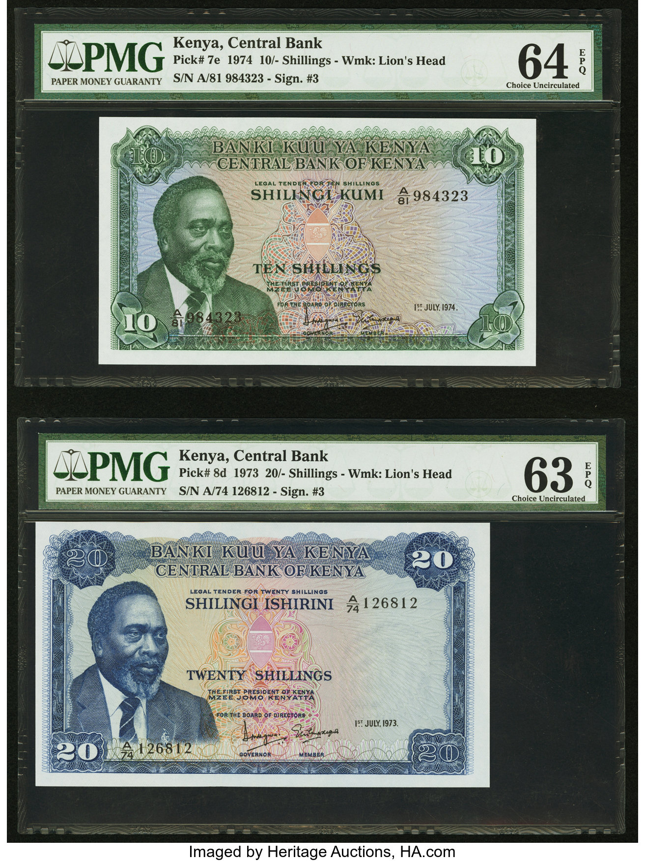 image for: Kenya  10 shillings (B107t)