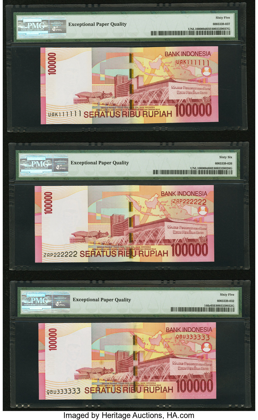image for: Indonesia  100,000 rupiah (B603gz)