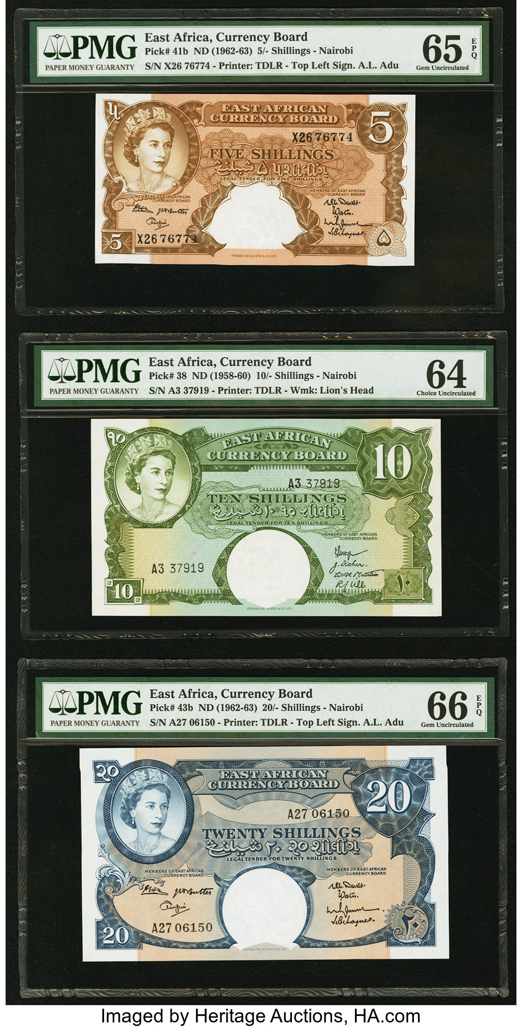 image for: East Africa  20 shillings(B229c)