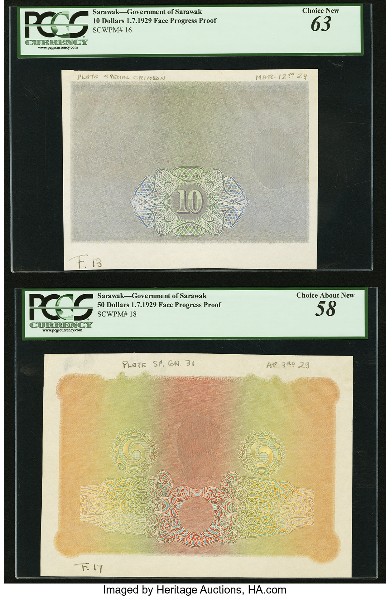 image for: Sarawak  50 dollars(B217at)