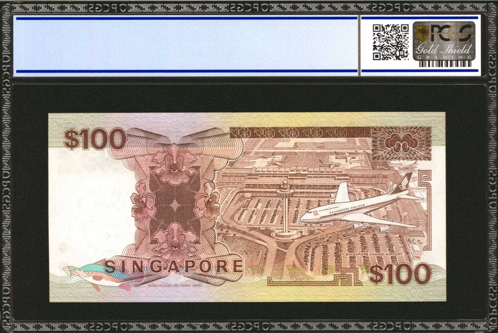 image for: Singapore  100 dollars (B124bz)