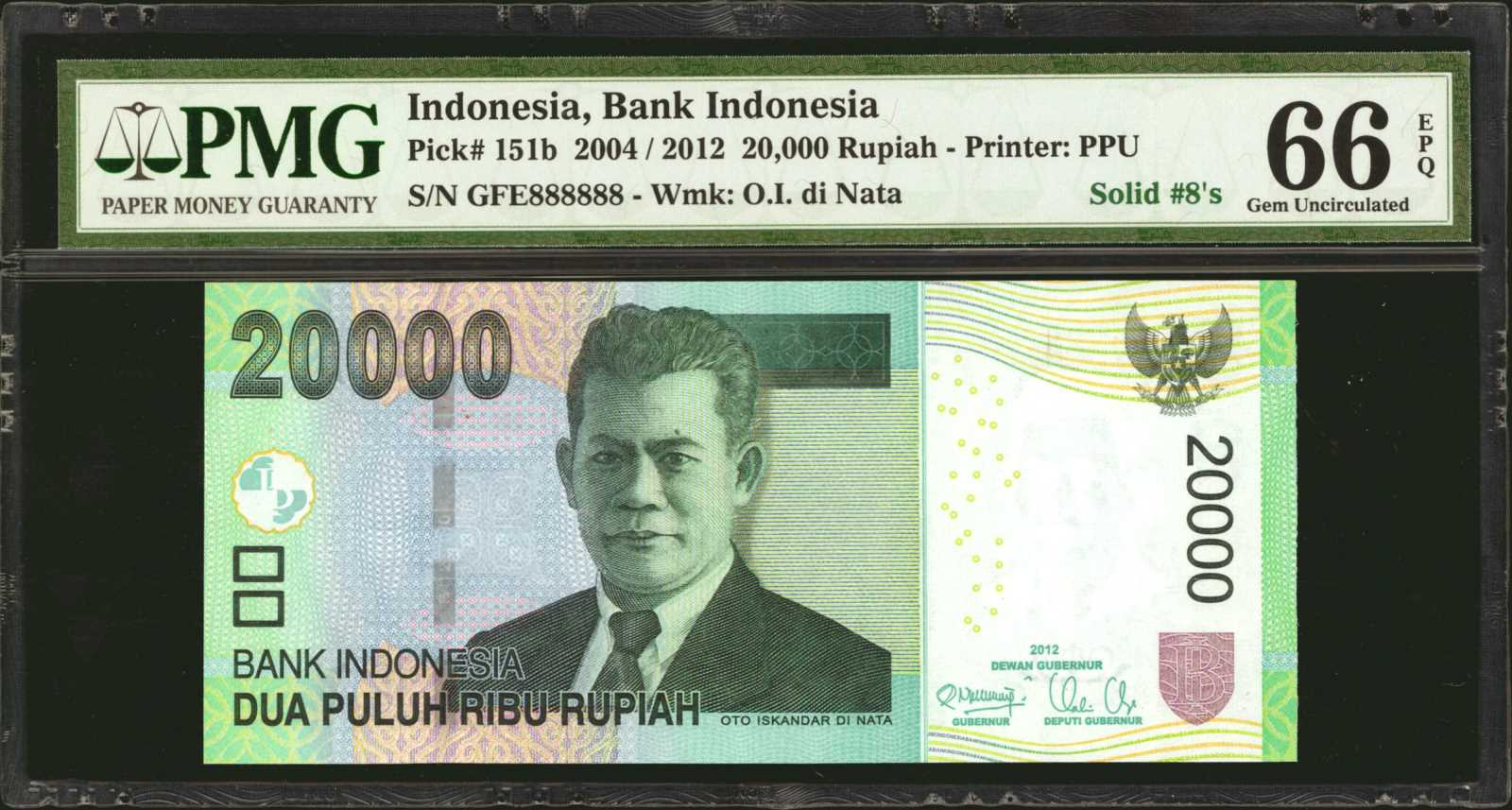 image for: Indonesia  20,000 rupiah (B605c)