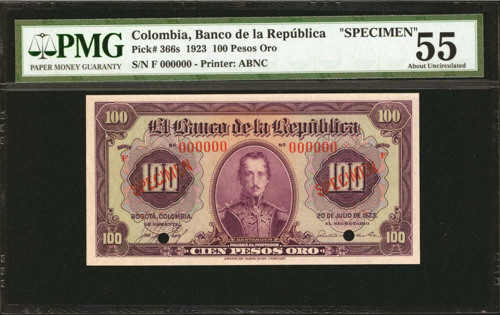 image for: Colombia  100 pesos oro(B910a)