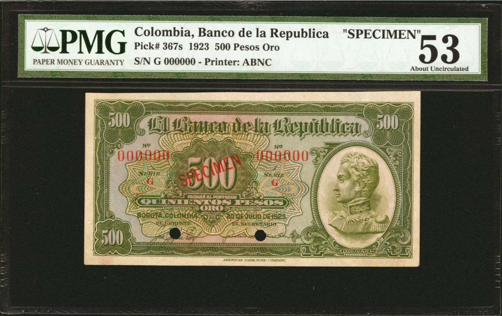 image for: Colombia  500 pesos oro(B911as)