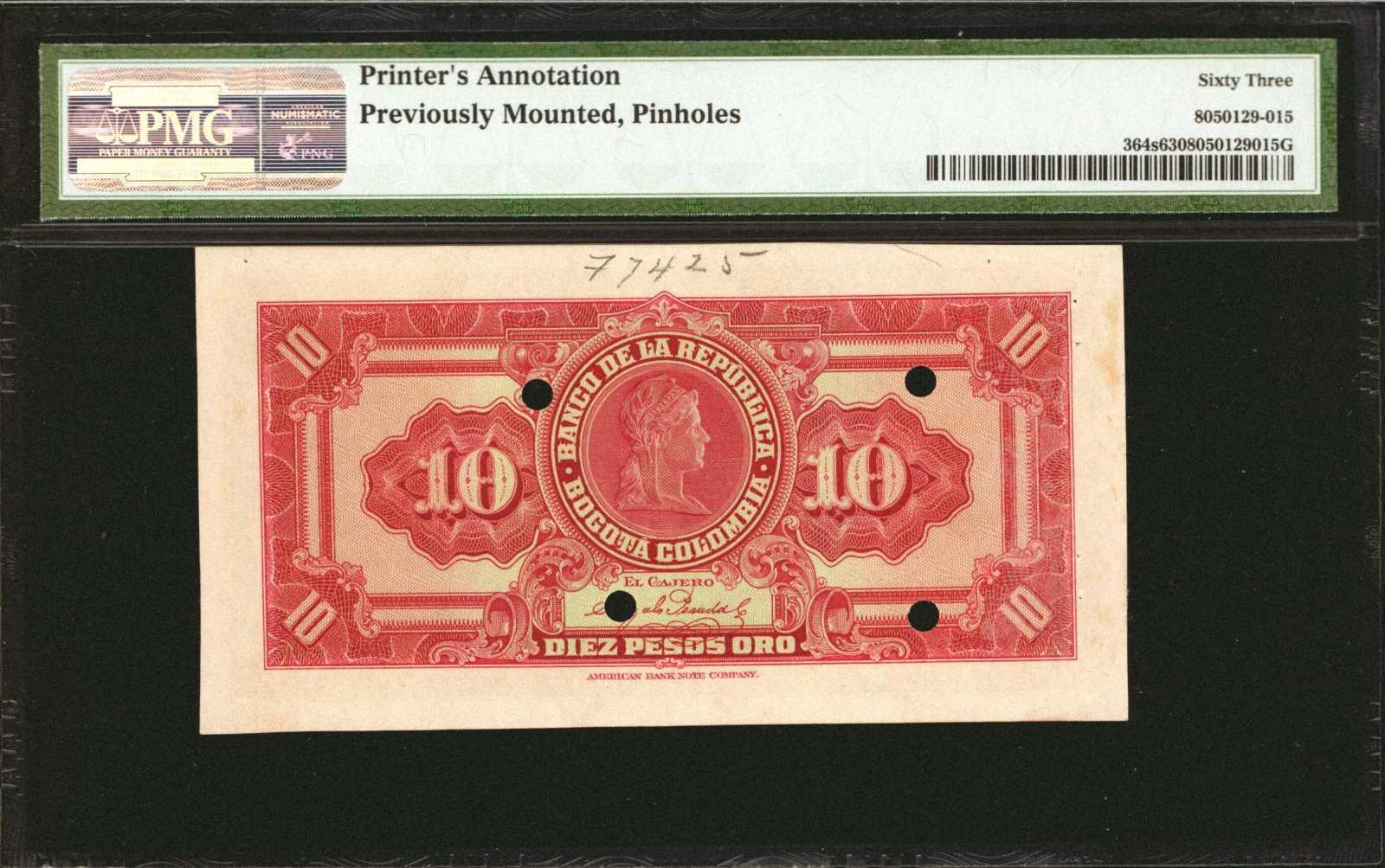 image for: Colombia  500 pesos oro(B911ap)