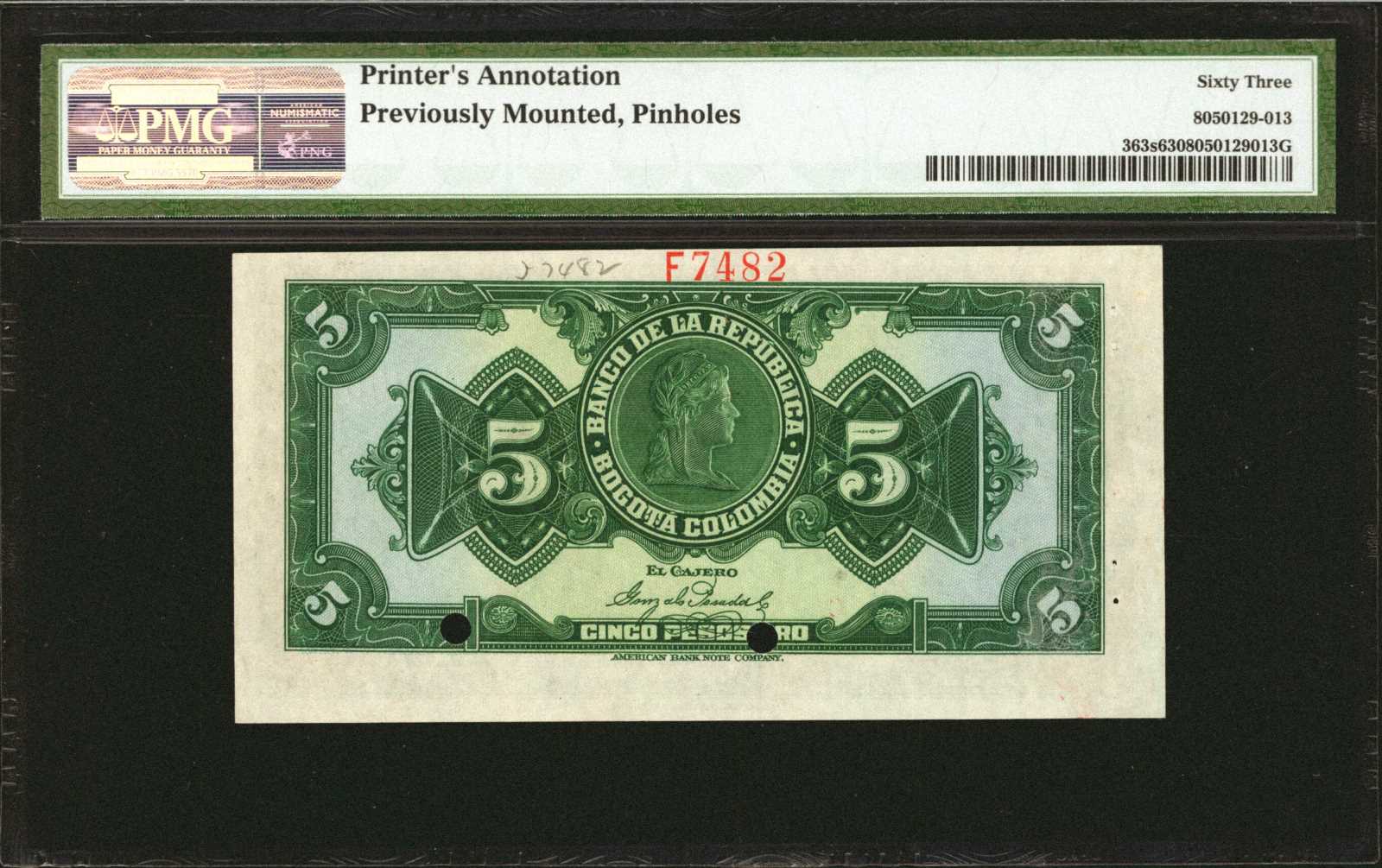 image for: Colombia  500 pesos oro(B911ap)