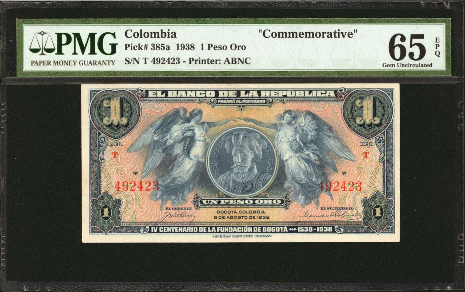 image for: Colombia  1 peso oro(B934ap)
