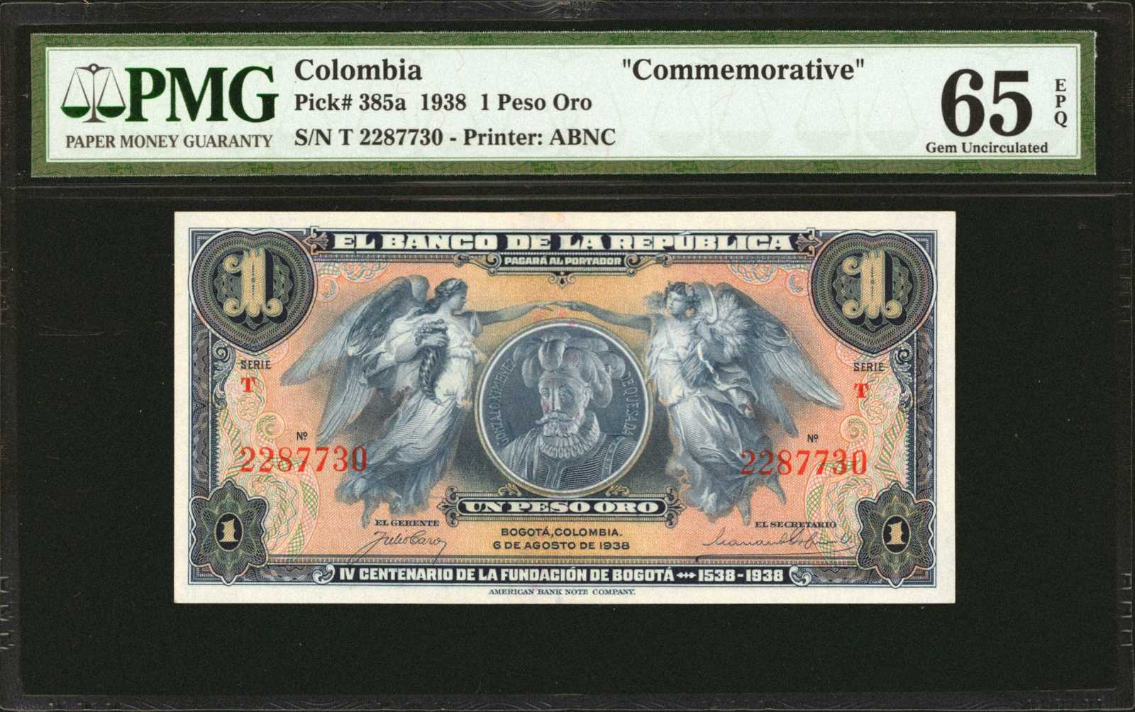 image for: Colombia  1 peso oro(B934as)