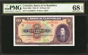 image for: Colombia 10 pesos oro(B925h)