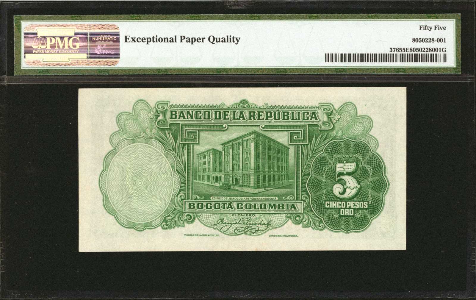 image for: Colombia  5 pesos oro(B918as2)