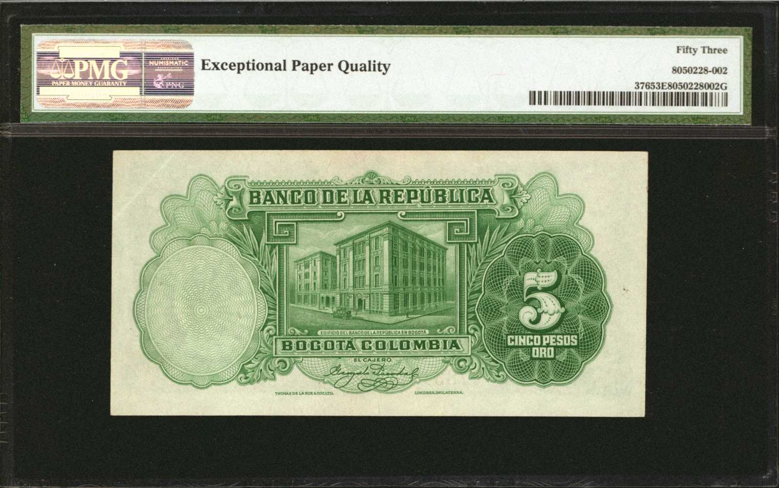 image for: Colombia  5 pesos oro(B918ap)