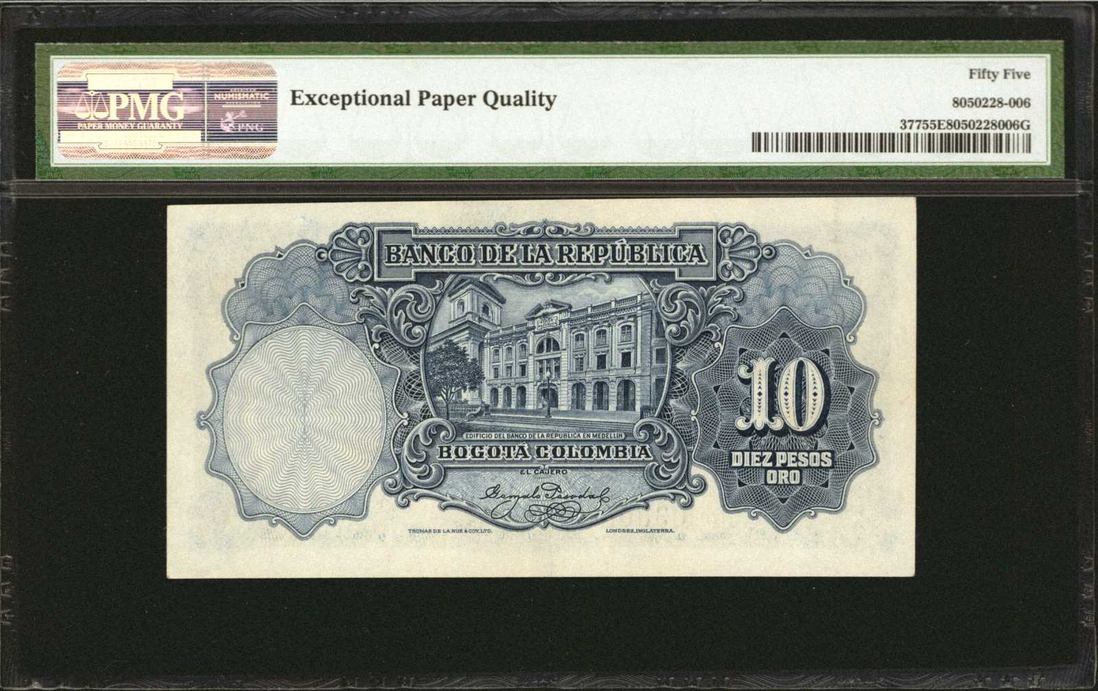image for: Colombia  10 pesos oro(B919a)