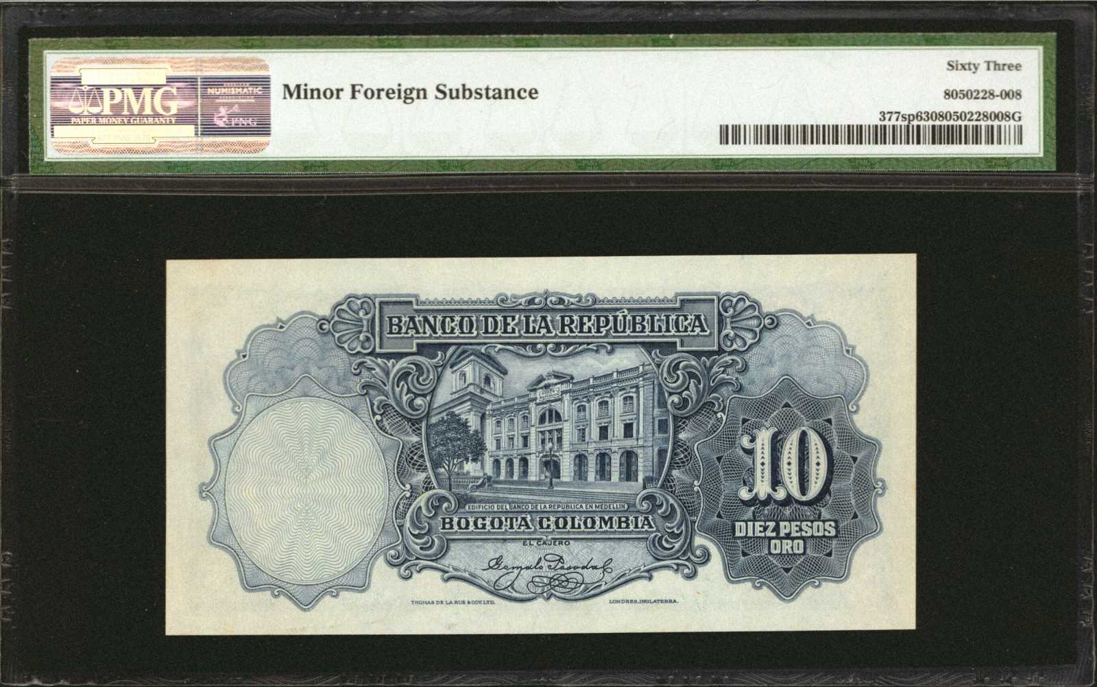 image for: Colombia  10 pesos oro(B919ap)