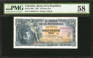 image for: Colombia 10 pesos oro(B941d)