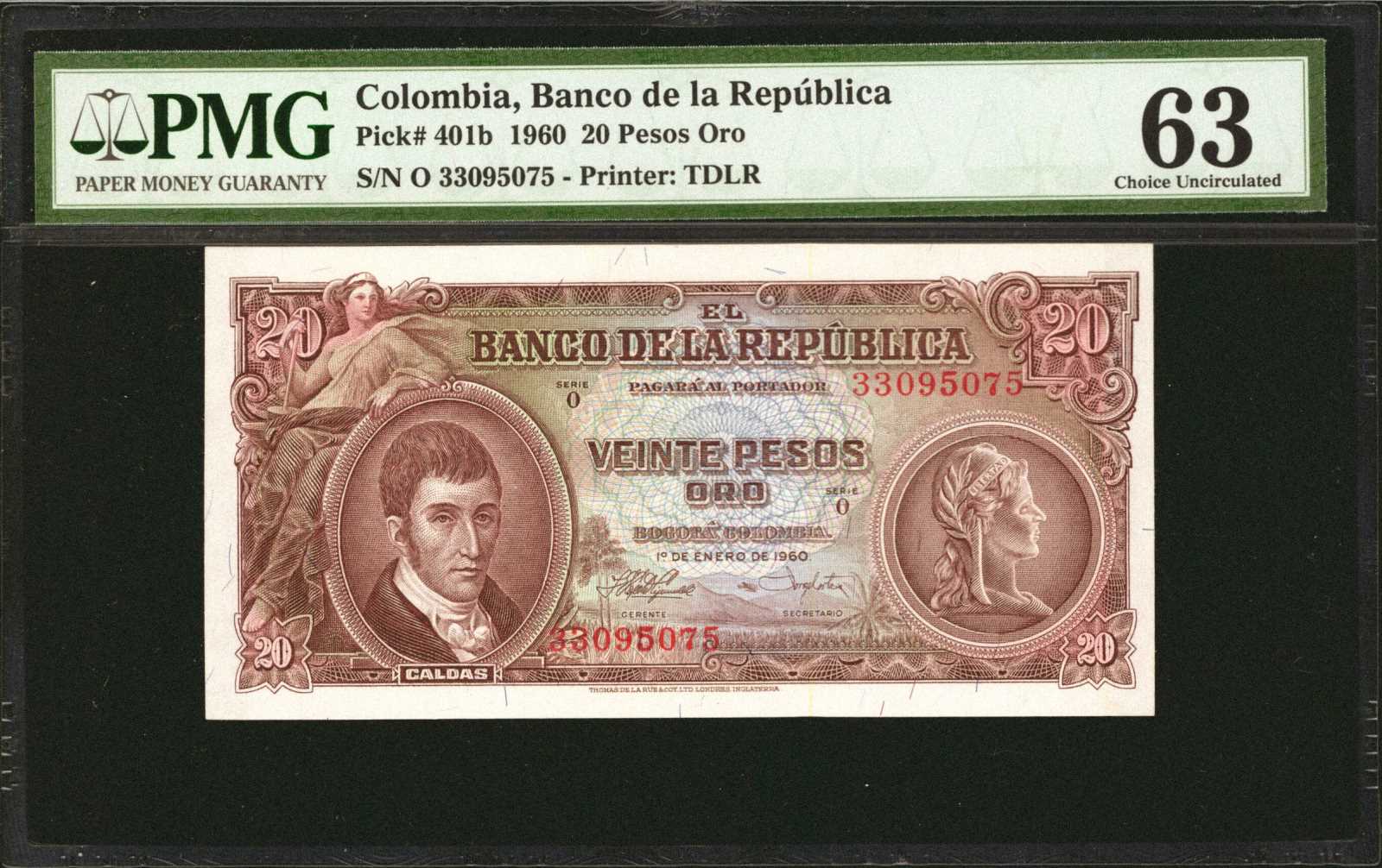image for: Colombia  20 pesos oro(B942ds1)