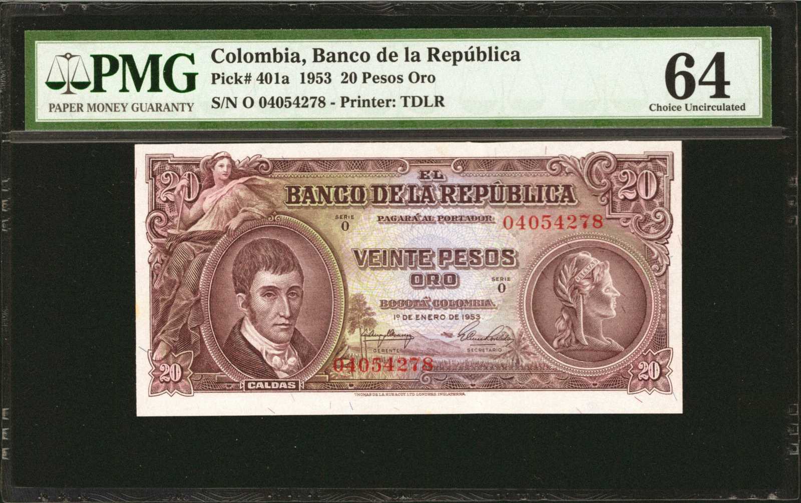 image for: Colombia  5 pesos oro(B939a)