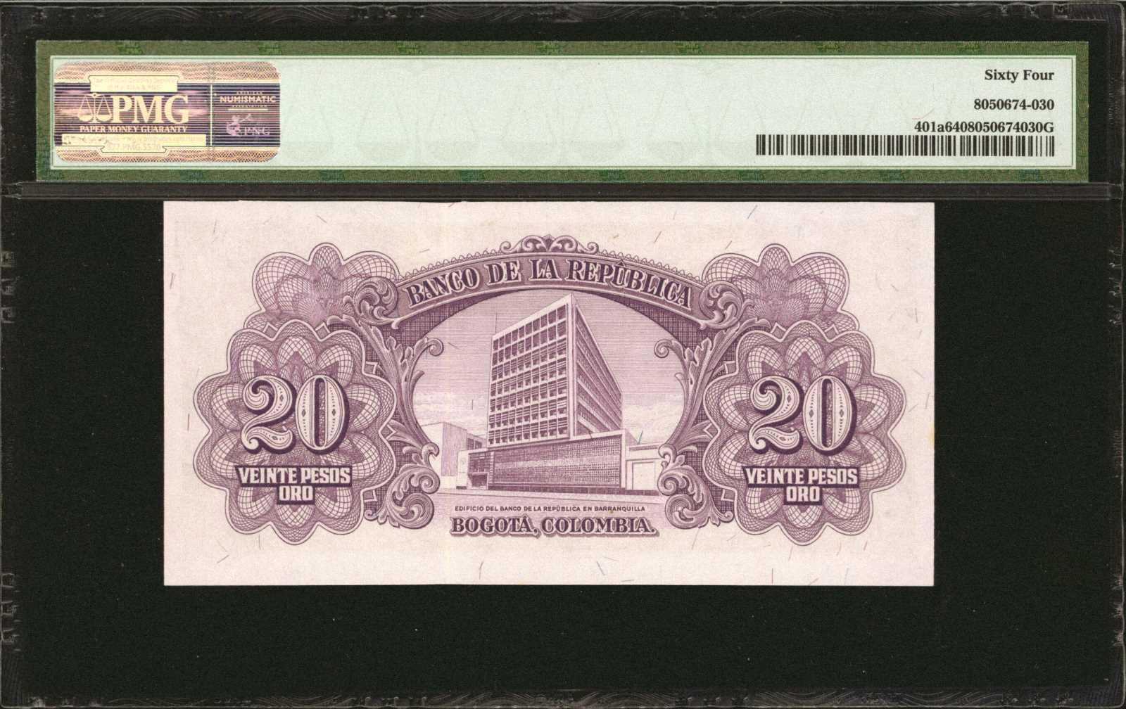 image for: Colombia  5 pesos oro(B939a)