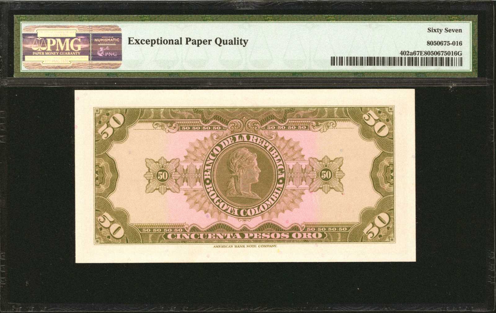 image for: Colombia  50 pesos oro(B943b)