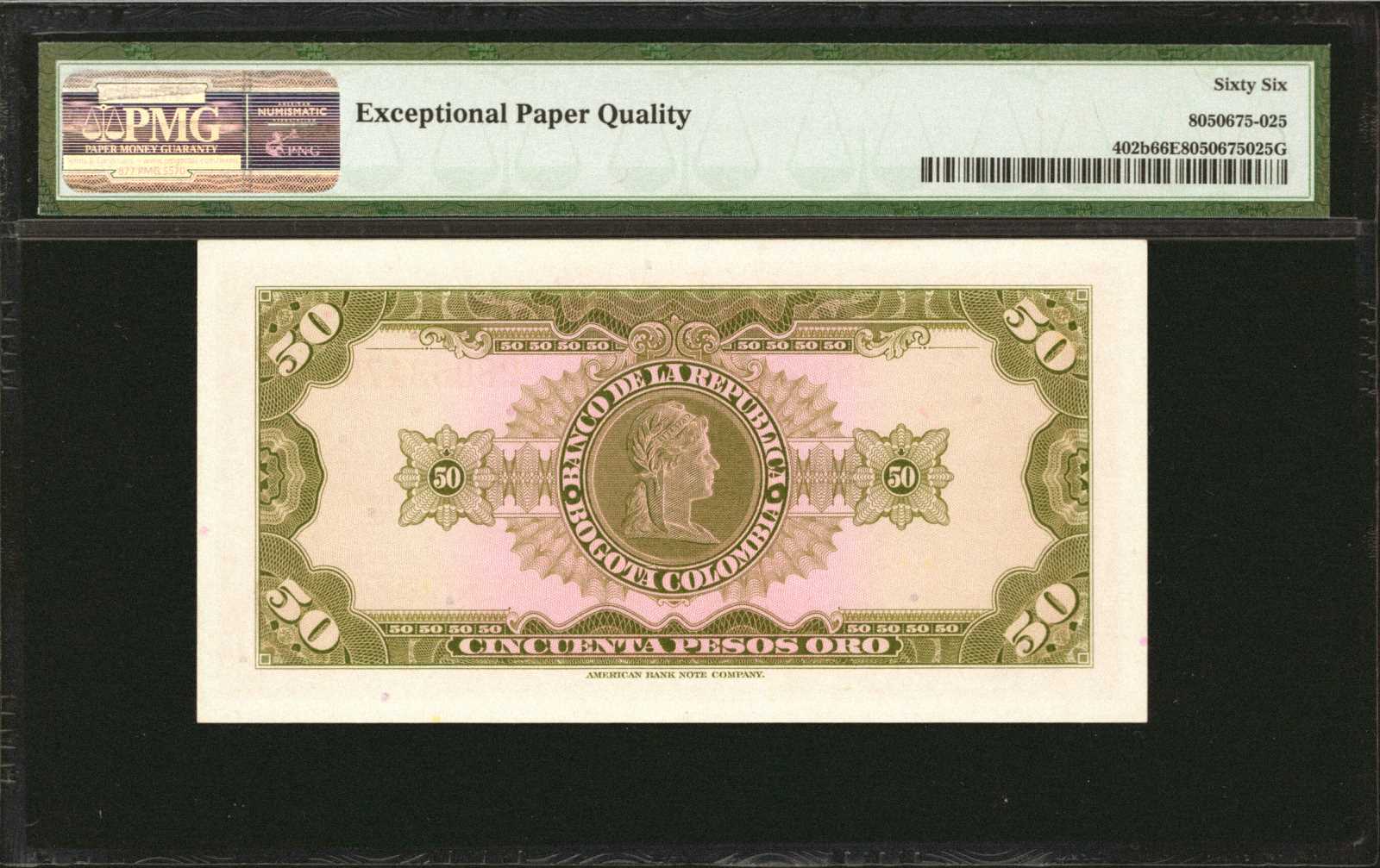 image for: Colombia  50 pesos oro(B943as)