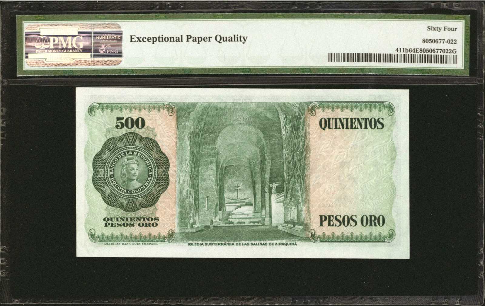 image for: Colombia  500 pesos oro(B945a)