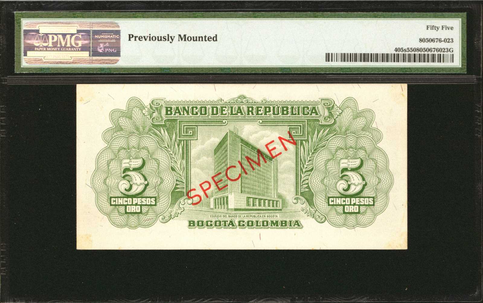 image for: Colombia  5 pesos oro(B940ap)
