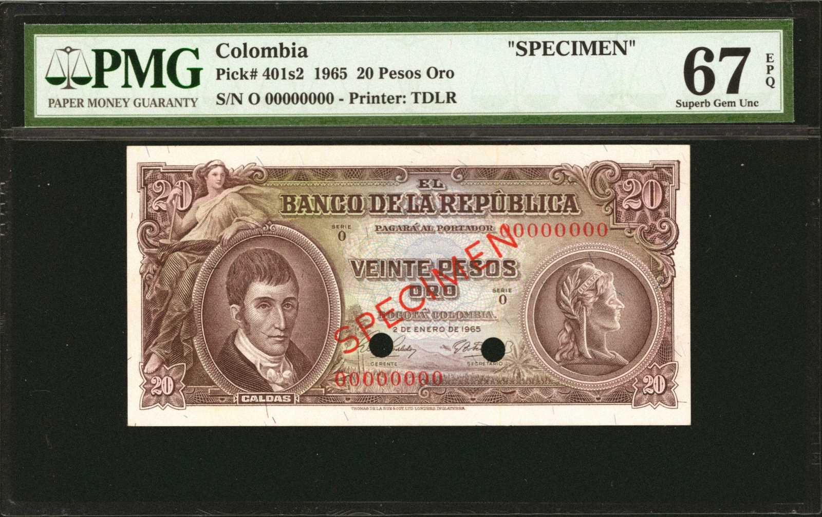 image for: Colombia  5 pesos oro(B940a)
