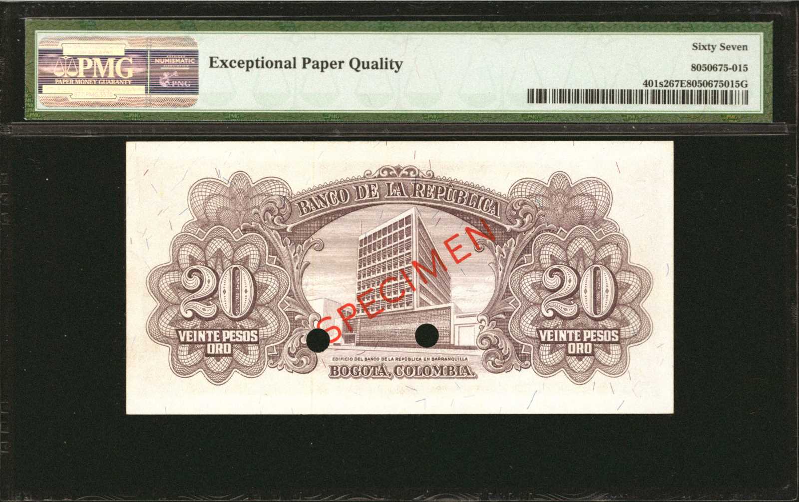 image for: Colombia  5 pesos oro(B940ap)