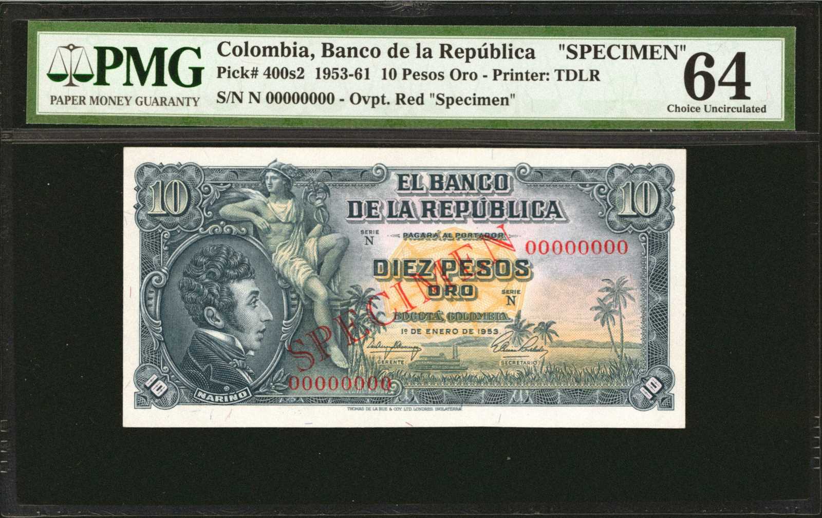 image for: Colombia  5 pesos oro(B940a)
