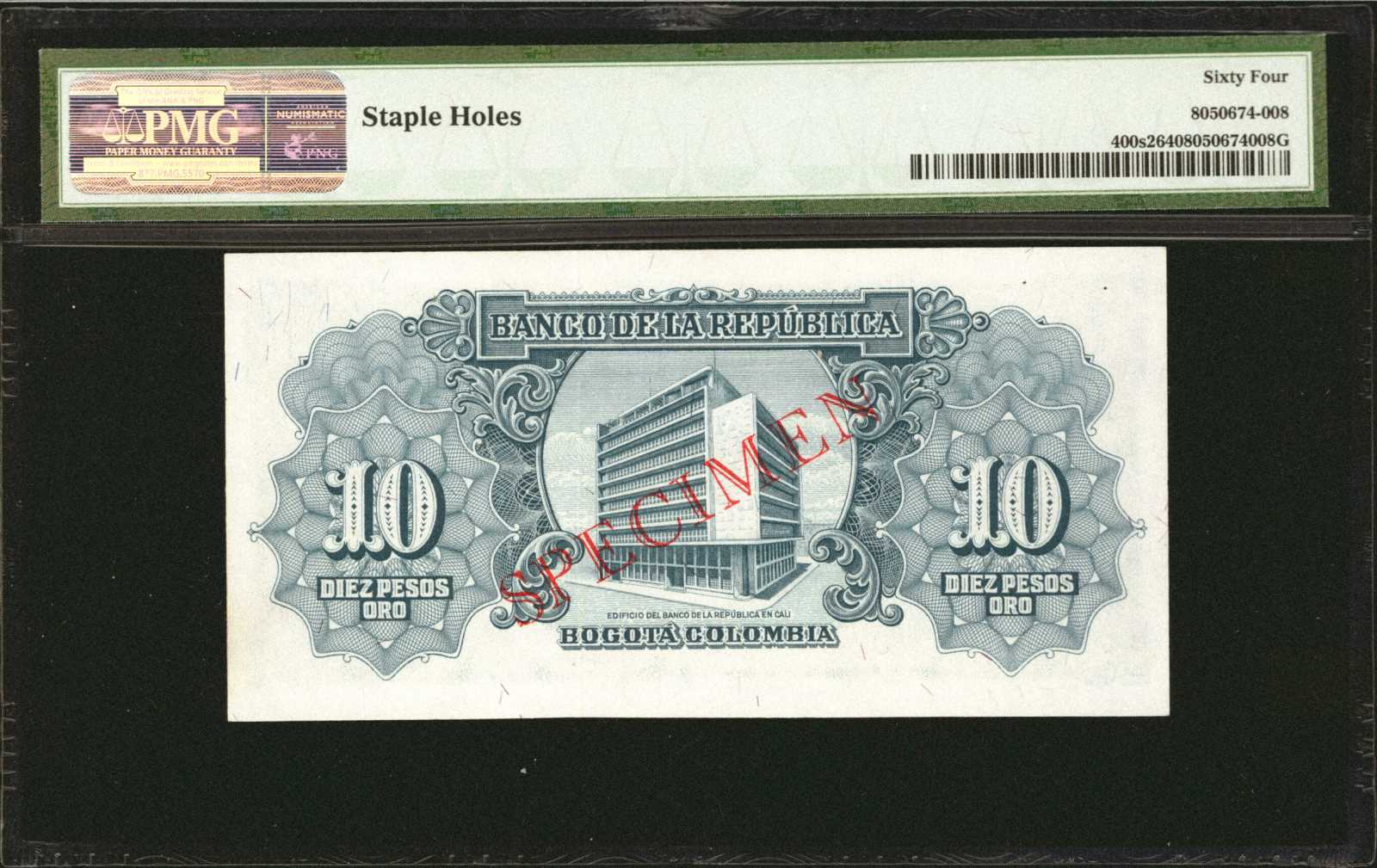 image for: Colombia  5 pesos oro(B940a)