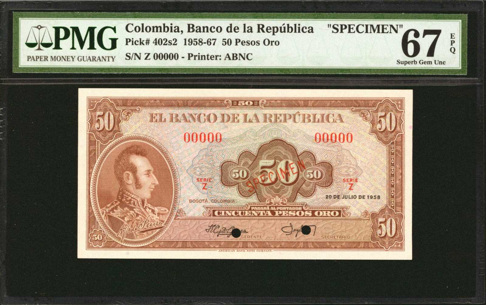 image for: Colombia  500 pesos oro(B945p)