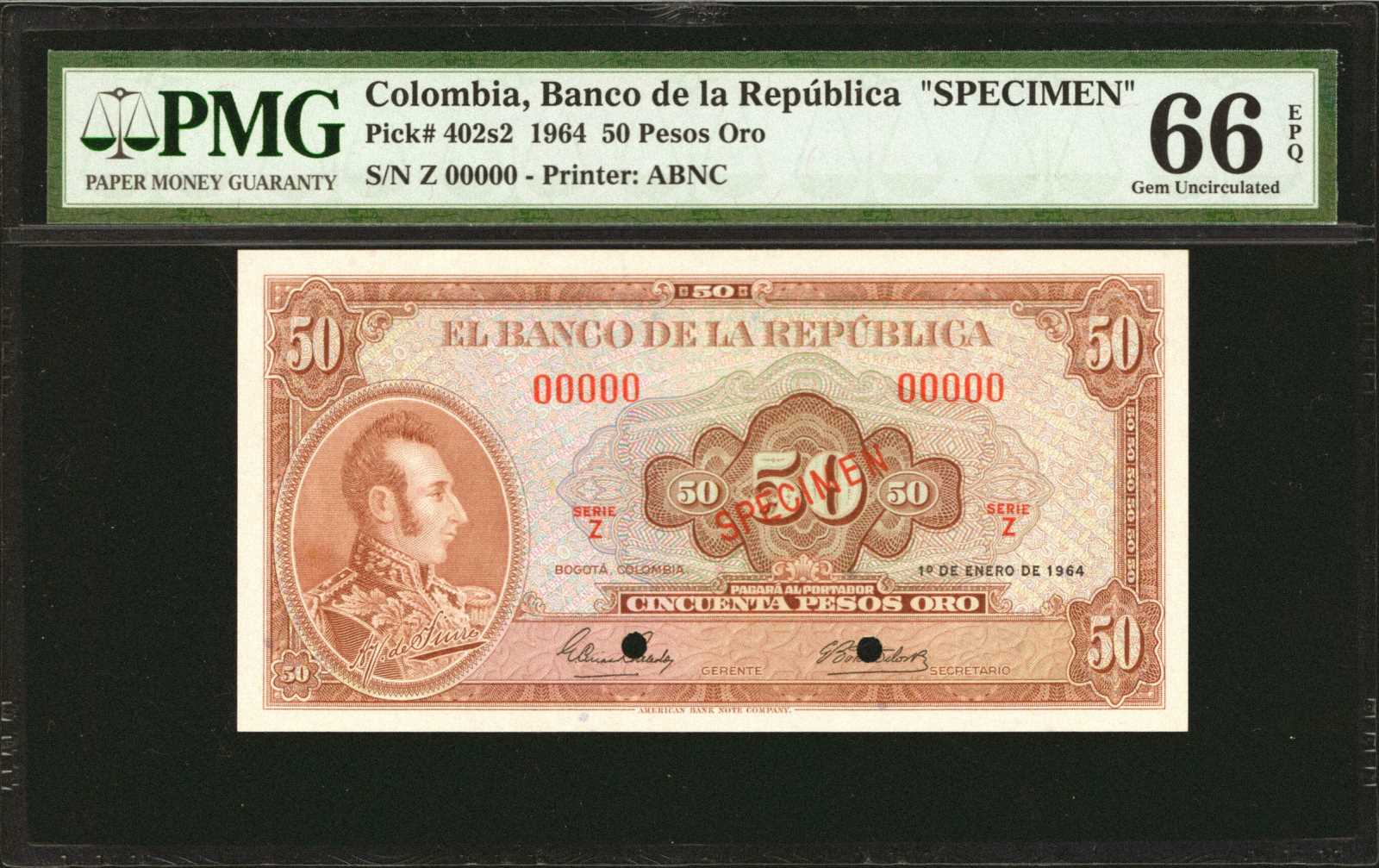 image for: Colombia  5 pesos oro(B940a)