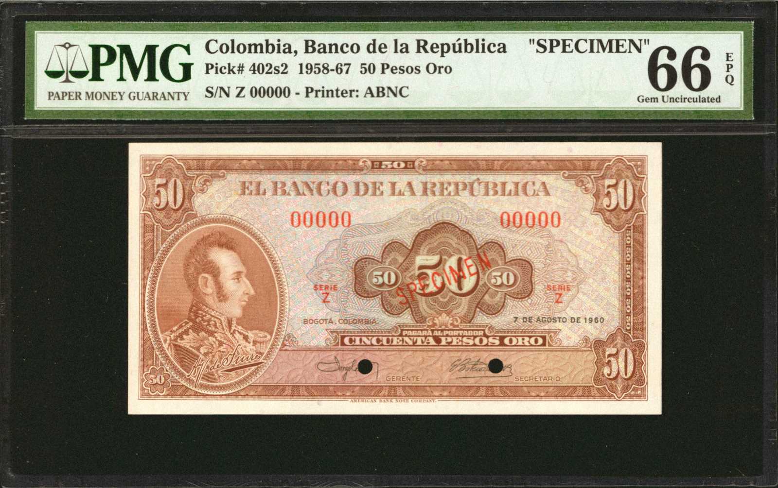 image for: Colombia  5 pesos oro(B940as1)