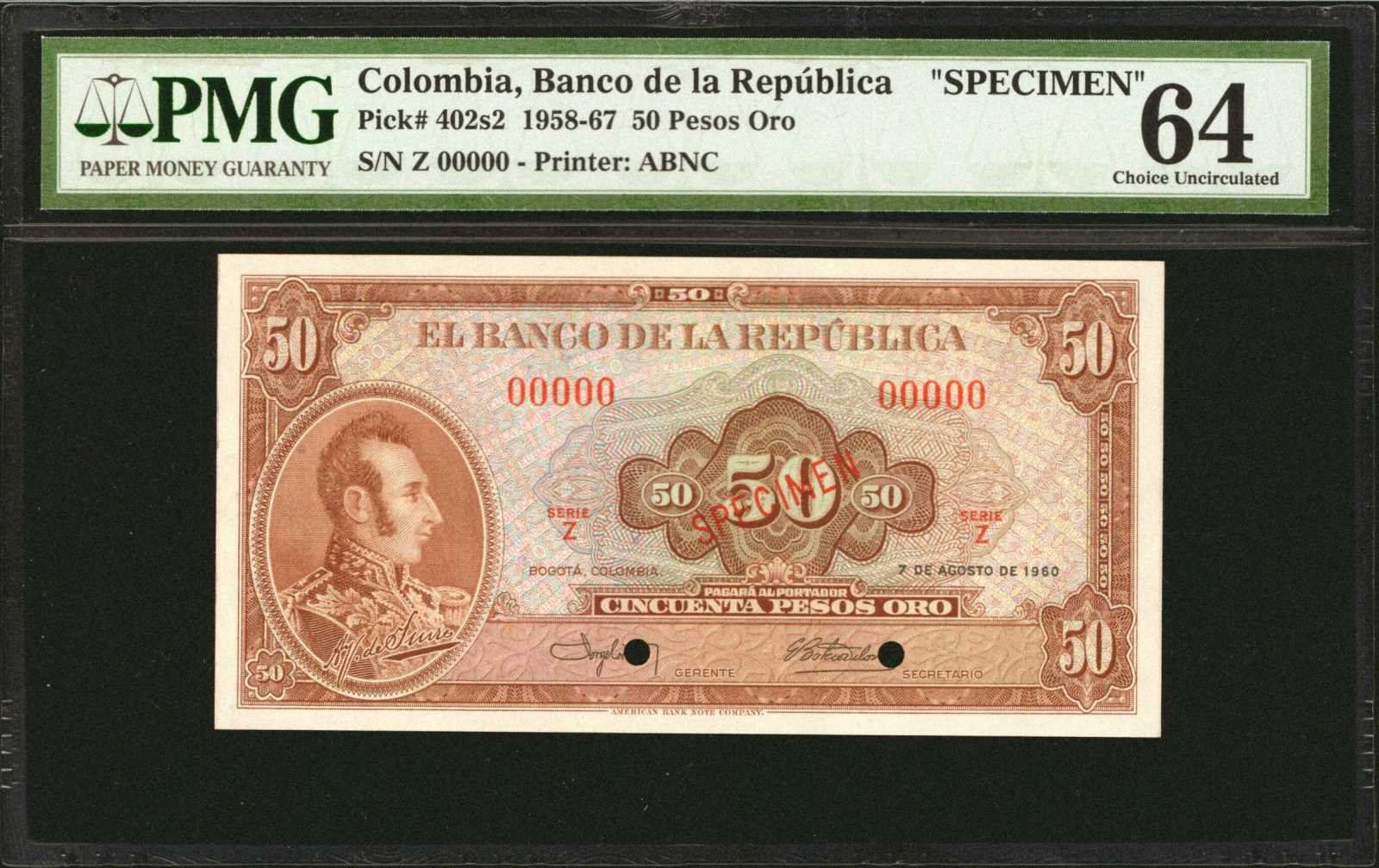 image for: Colombia  500 pesos oro(B930a)