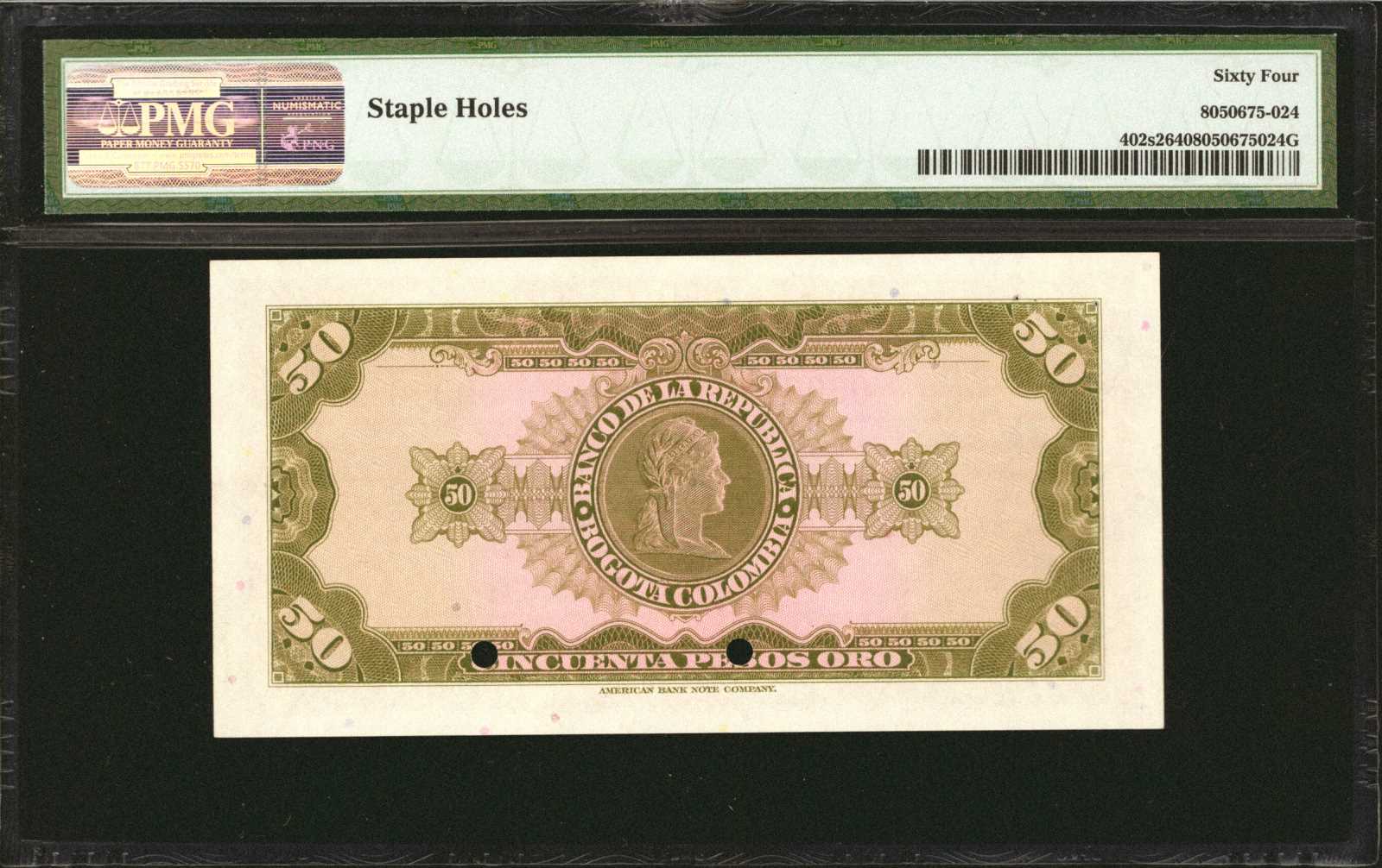 image for: Colombia  500 pesos oro(B930ap)