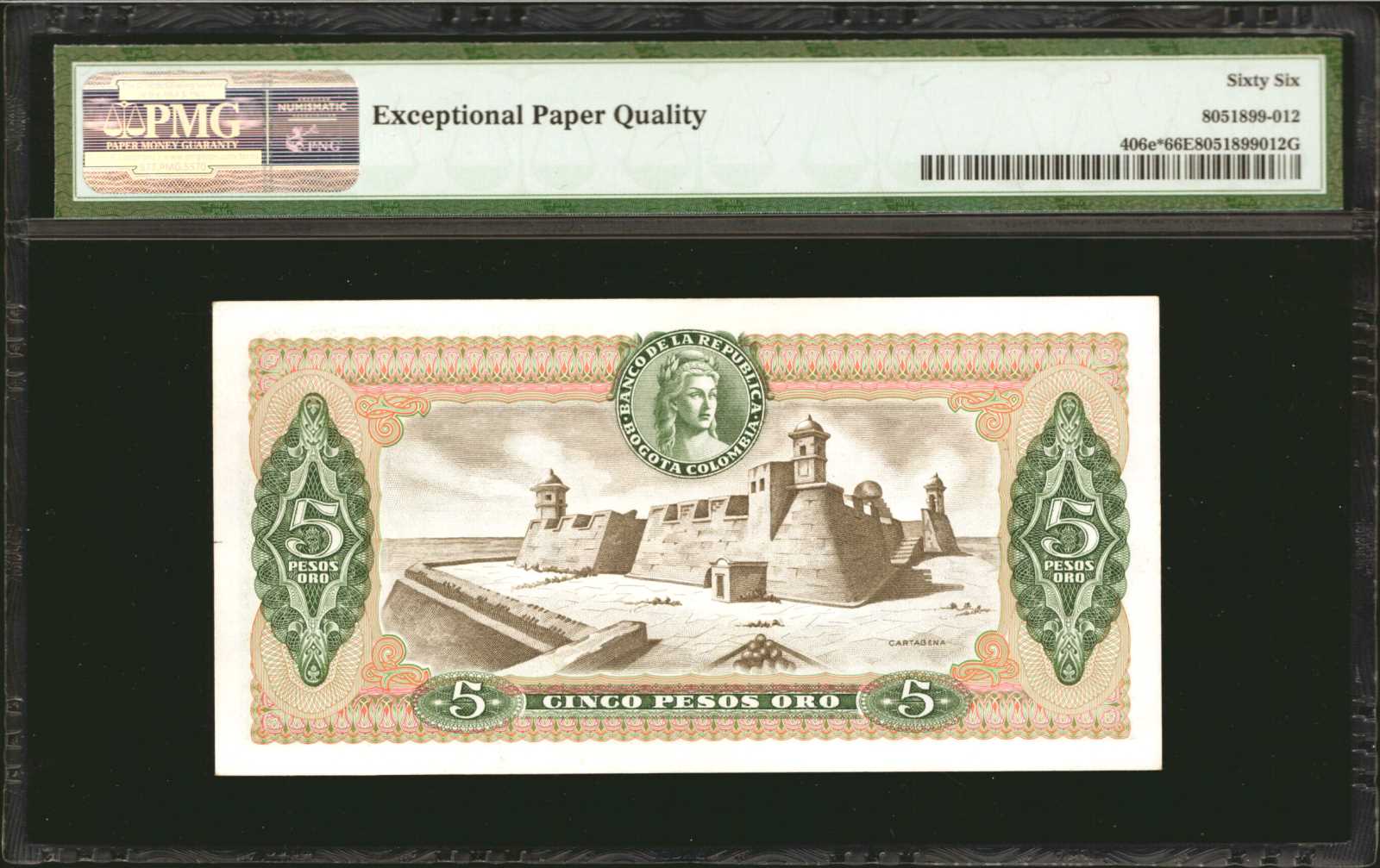image for: Colombia  5 pesos oro(B949j)