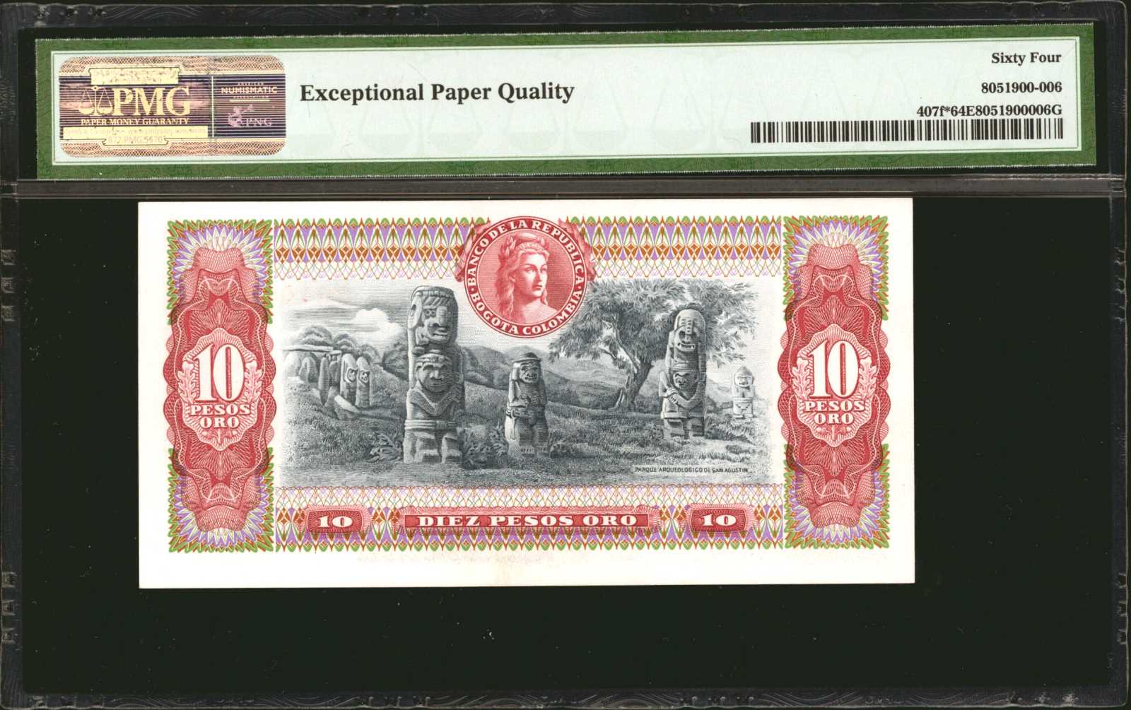 image for: Colombia  10 pesos oro(B950l)