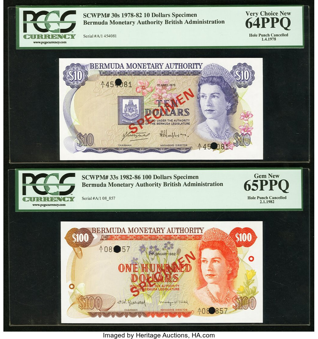 image for: Bermuda  10 dollars (B203a)