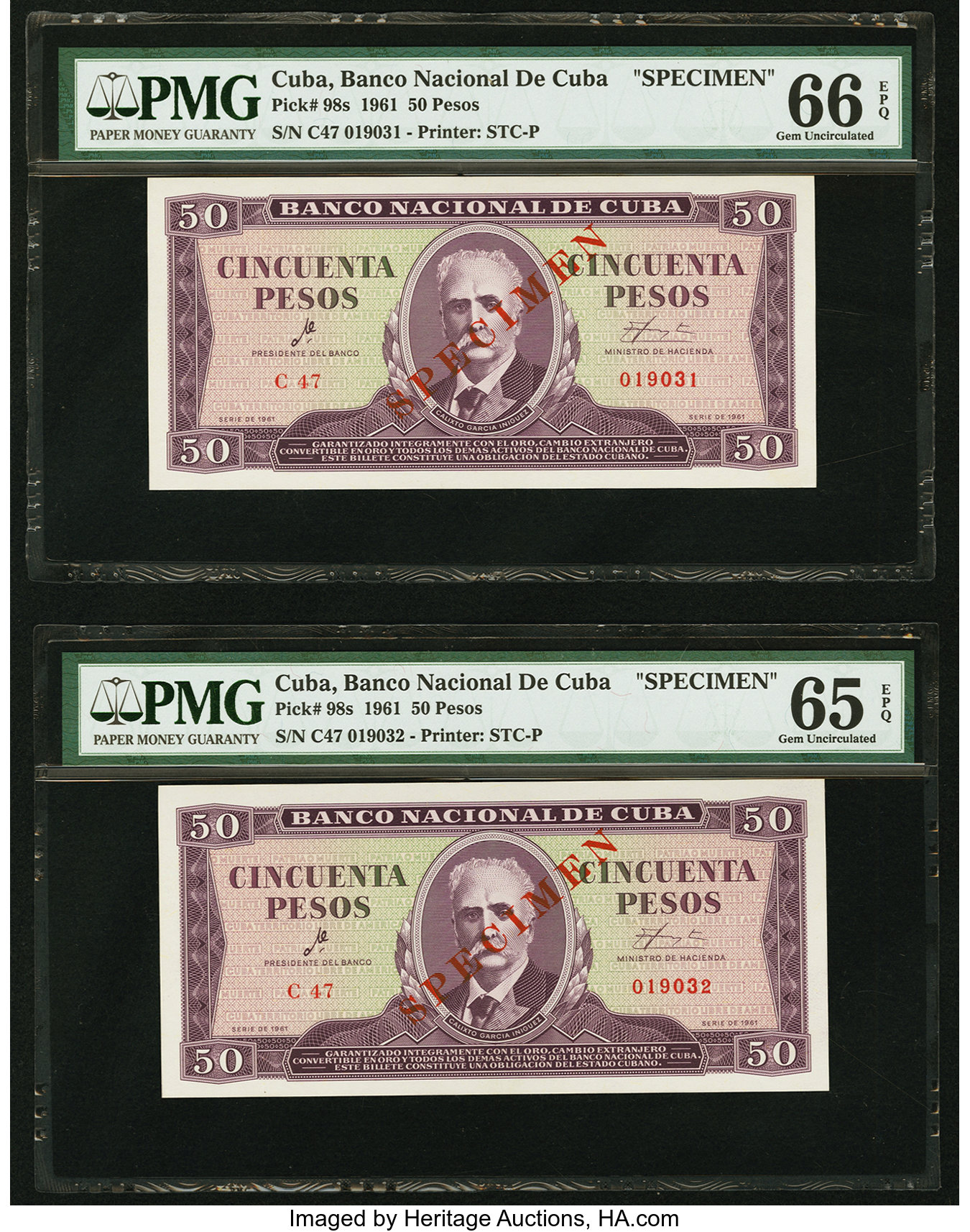 image for: Cuba  50 pesos (B821a)